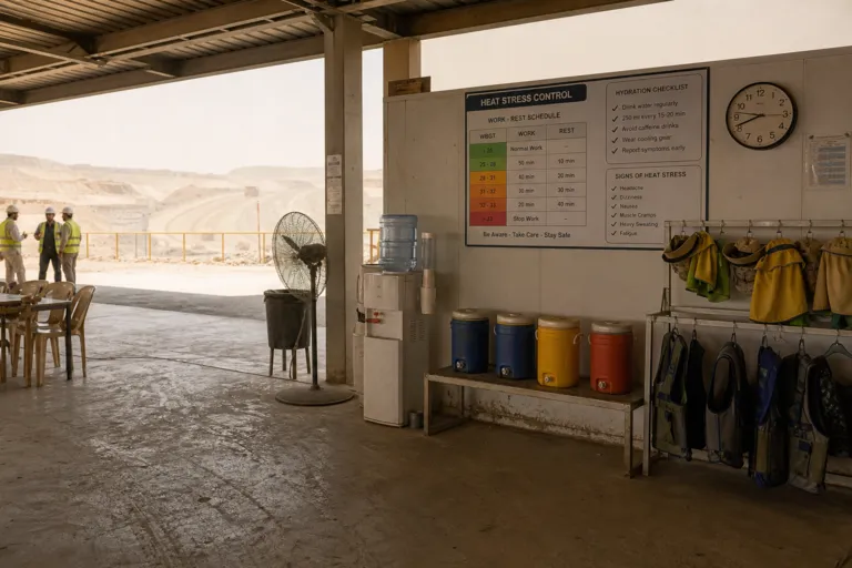 Working at 50°C: Heat-smart Protection for Saudi Mine Crews and Contractors (Heat Stress Mine Workers Saudi Arabia)