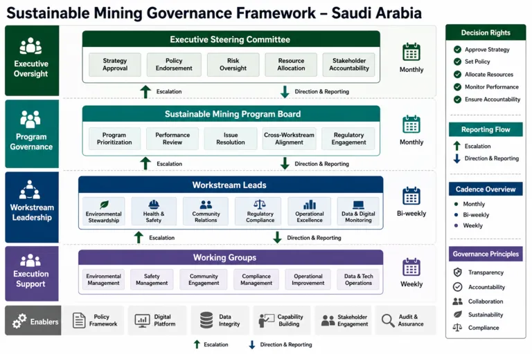 Development of a Regulatory Framework for Sustainable Mining Practices for a Private Mining Consortium 