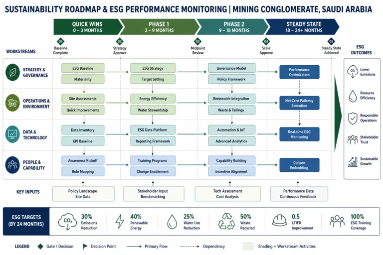 Sustainability Roadmap for a Major Mining Conglomerate 