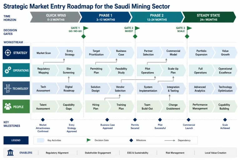 Developing a Strategic Market Entry Roadmap for the Saudi Mining Sector