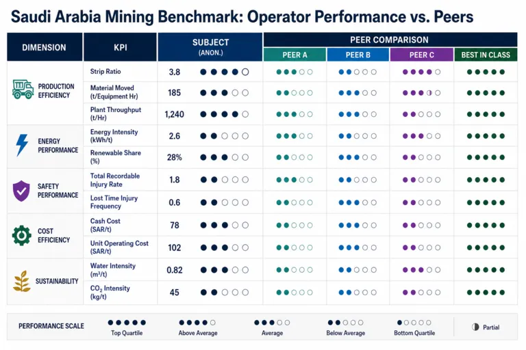 Establishing a National Benchmarking Framework to Elevate Mining Sector Performance