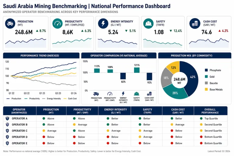 Establishing a National Benchmarking Framework to Elevate Mining Sector Performance