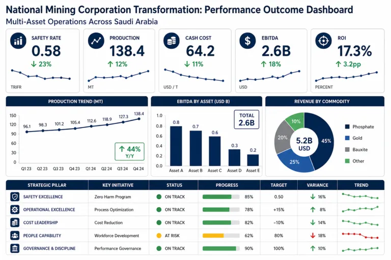 Transforming National Mining Corporations Through Strategic and Operational Excellence