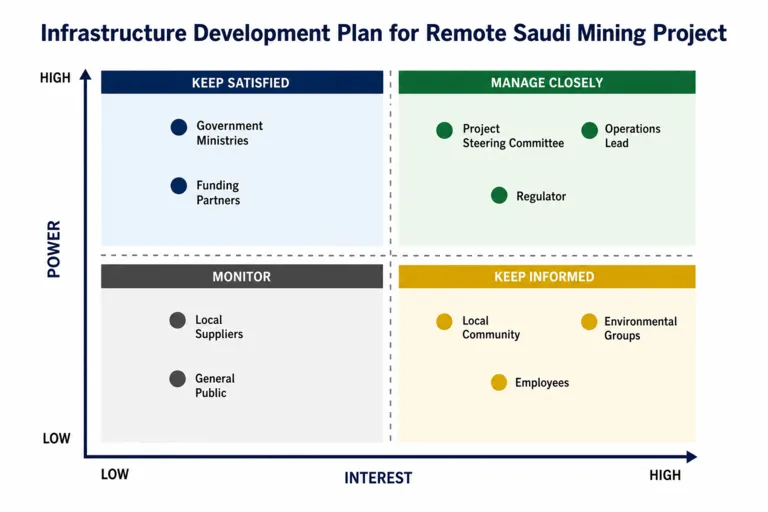 Infrastructure Development Planning for a Large-Scale Mining Project