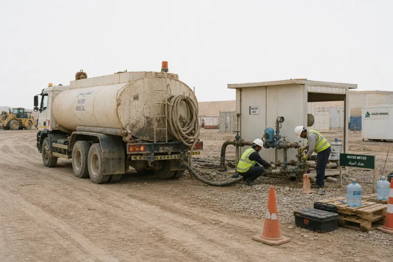 Retiring the Water Tanker Fleet: A Cleaner Path for Saudi Mining Sites